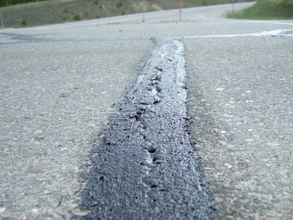 Crack Sealing on B.C. Highways TranBC