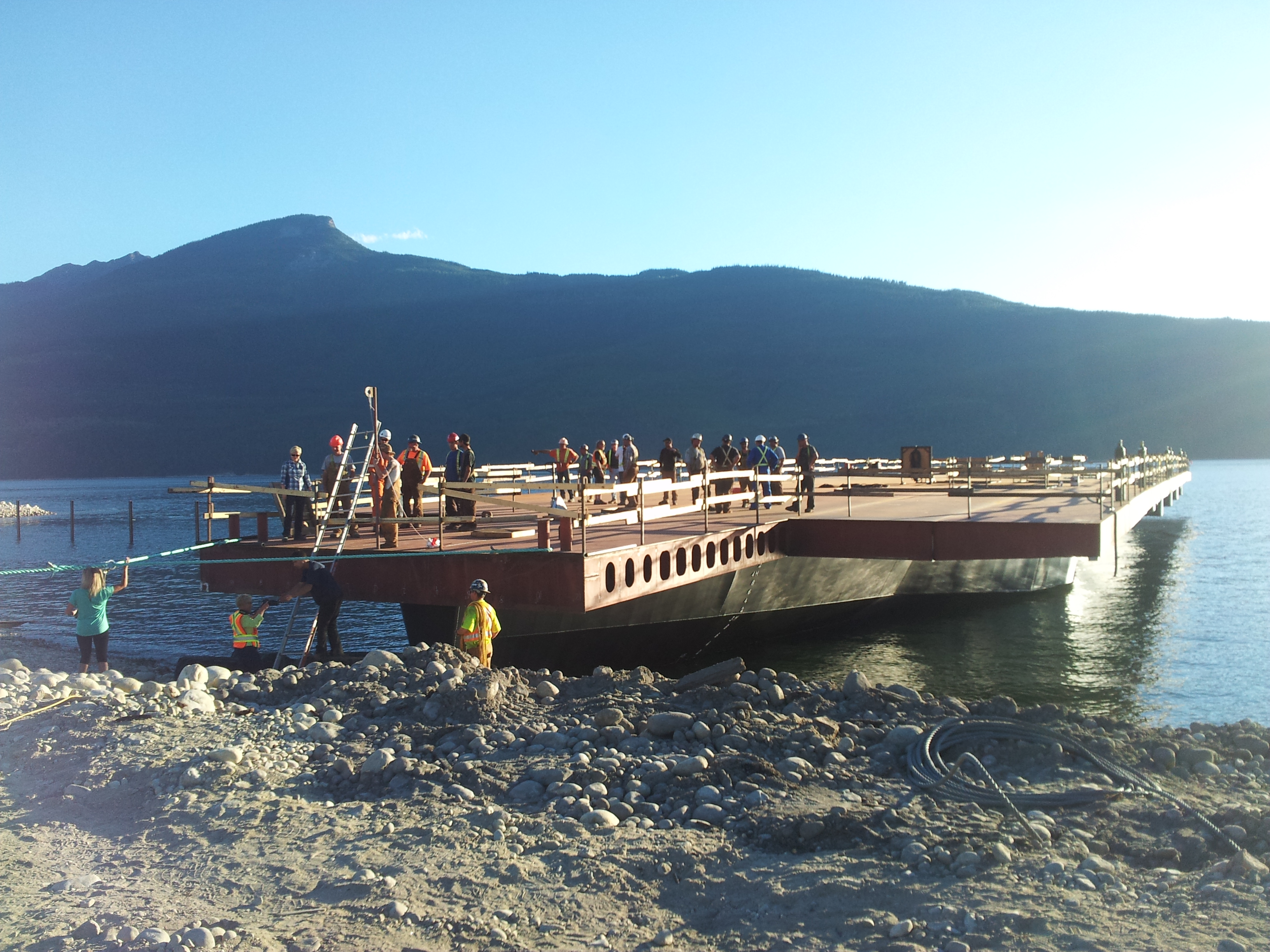 new Nakusp inland ferry