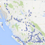 BC Rest Area Map