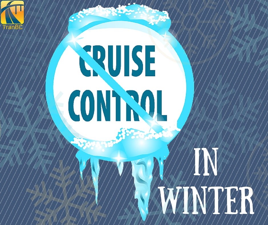 do not use cruise control in winter