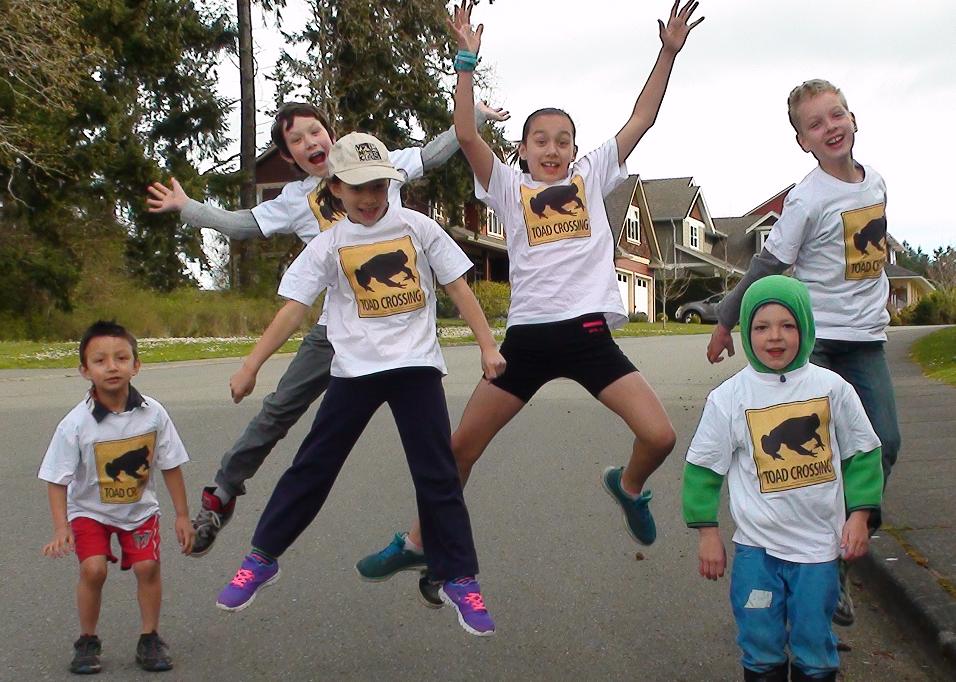 CowichanYNC_ToadCrossingShirts-Jumping_March2015_ (c) E WInd