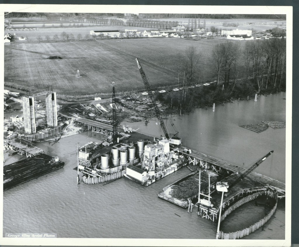 Construction of Port Mann Bridge