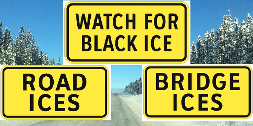 ice warning signs
