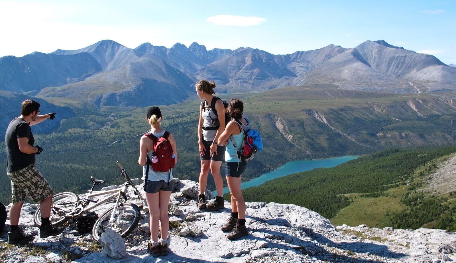 hikers enjoying the view