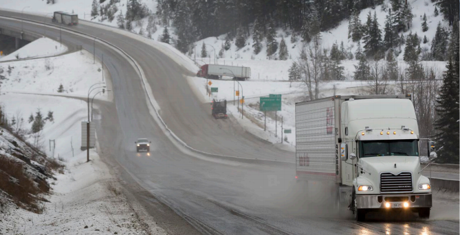 commercial vehicles trucking shift into winter