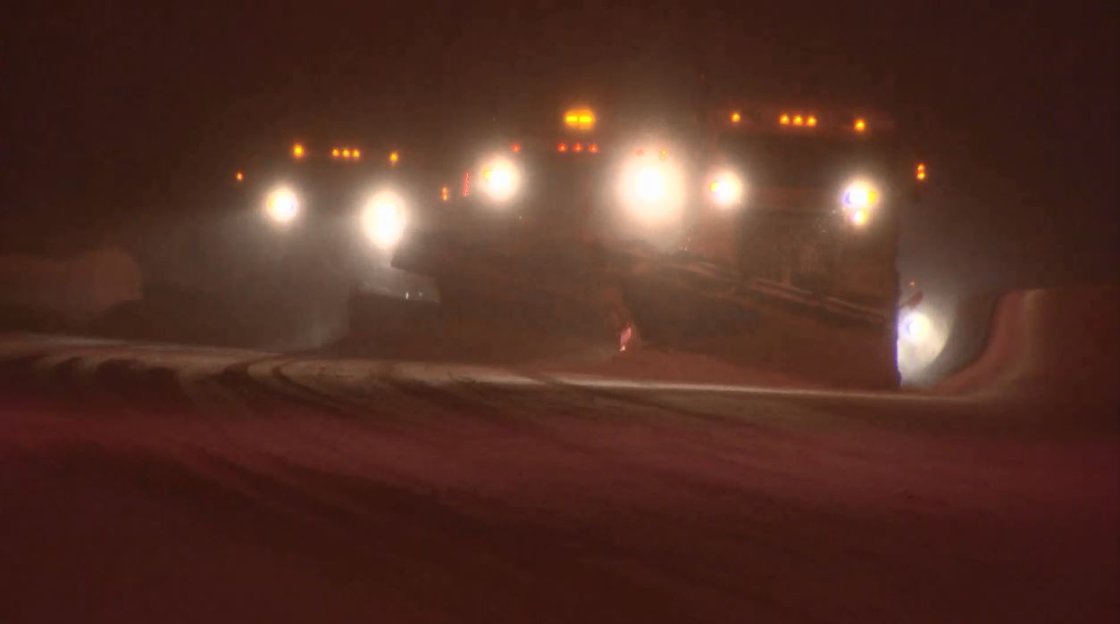 Triple threat of snow plows on the Coquihalla