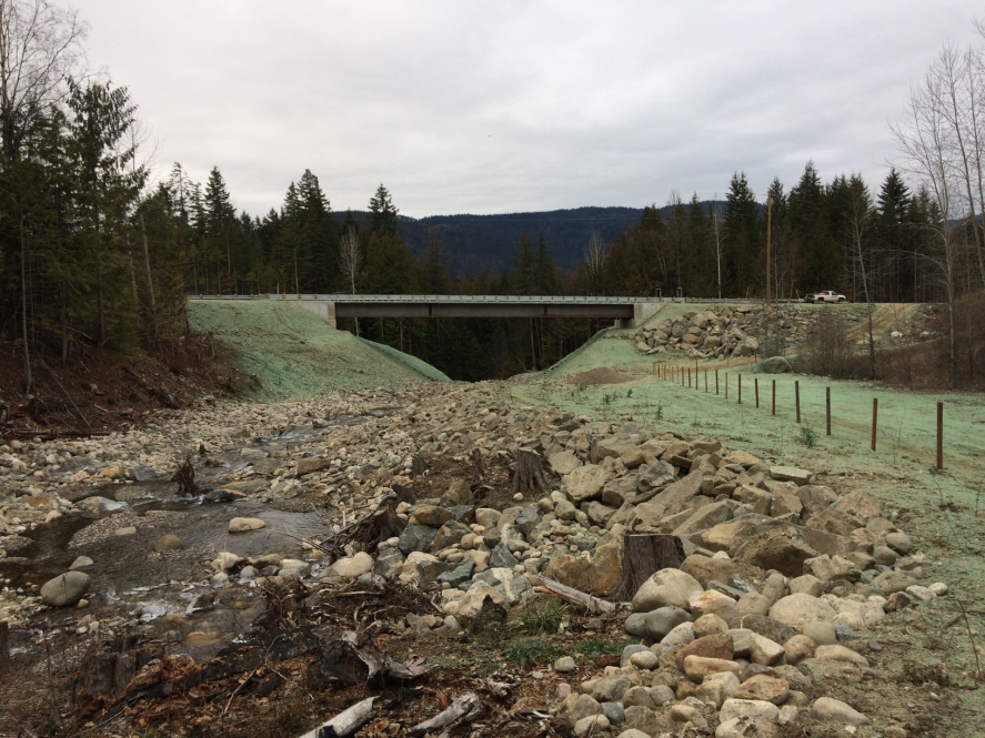 hydroseeding bridge