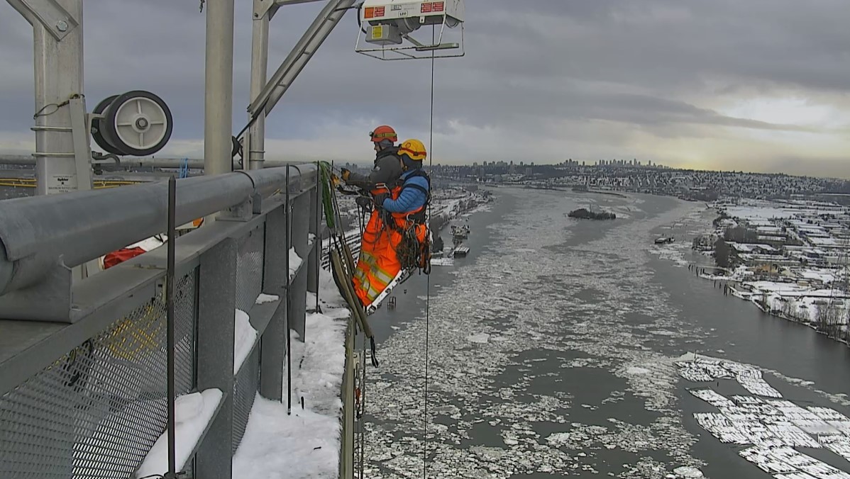Winter Safety on Alex Fraser and Port Mann Bridges Explained | TranBC