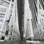 Rope Access Technician on Port Mann Bridge