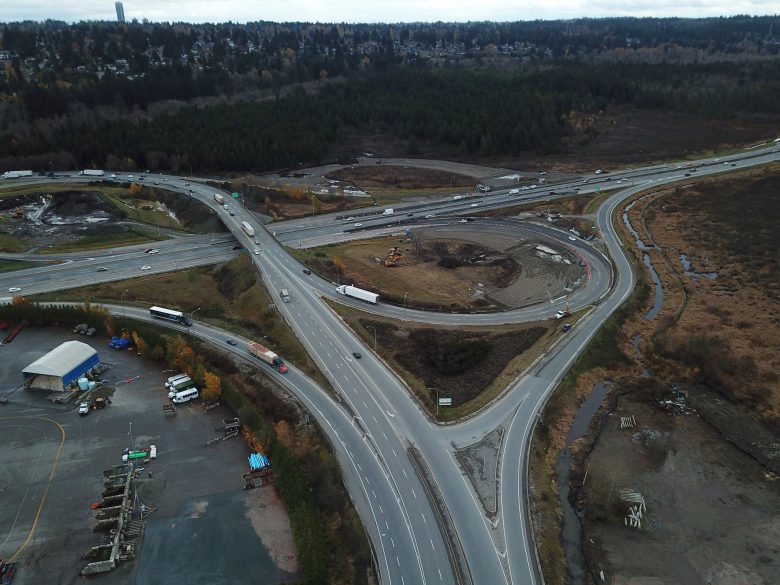 Aerial of Highway 91