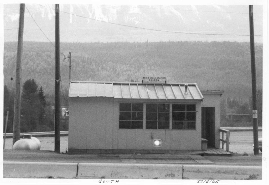 Golden Weigh Scale Station as it was in 1965