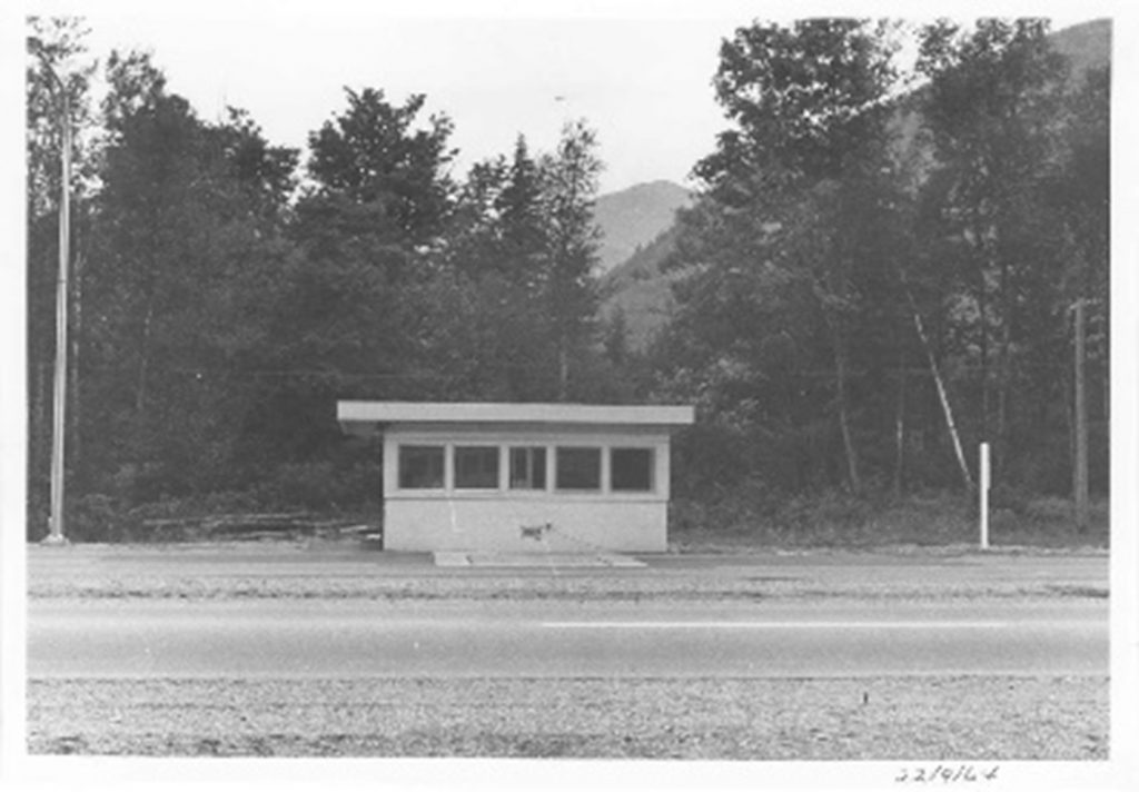 Hunter Creek Weigh Scale Station as it was in 1964