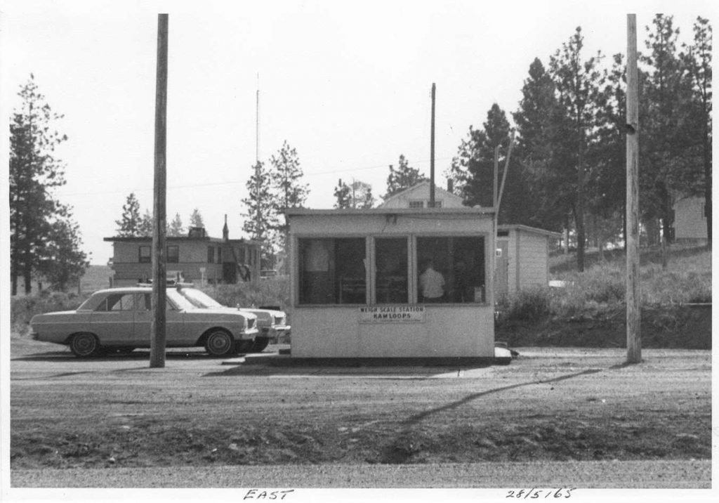 Kamloops Weigh Scale Station as it was in 1965